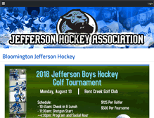 Tablet Screenshot of jeffersonhockey.org